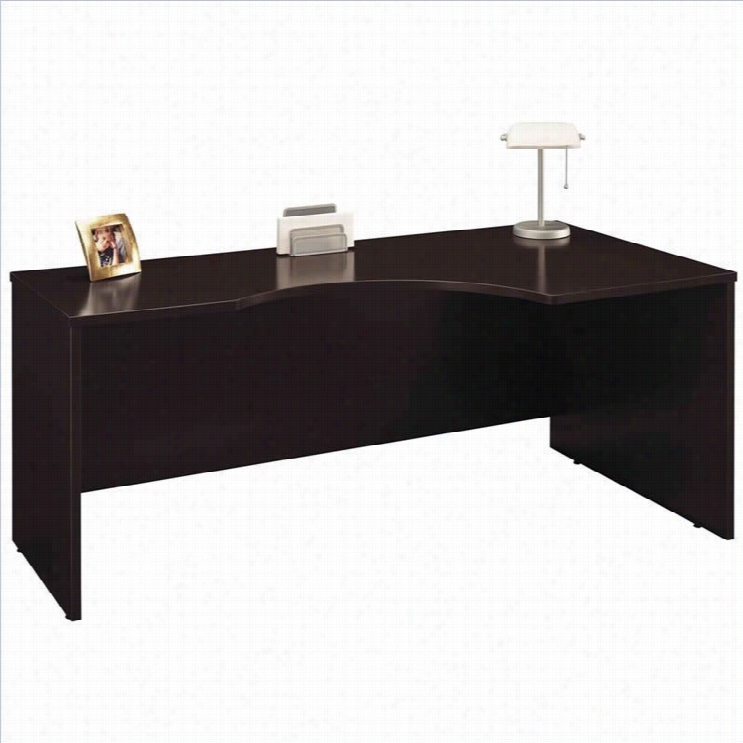 Bush Bbbf Series C 71 Right-hand Corner Desk With Hutchin Mocha Cherry