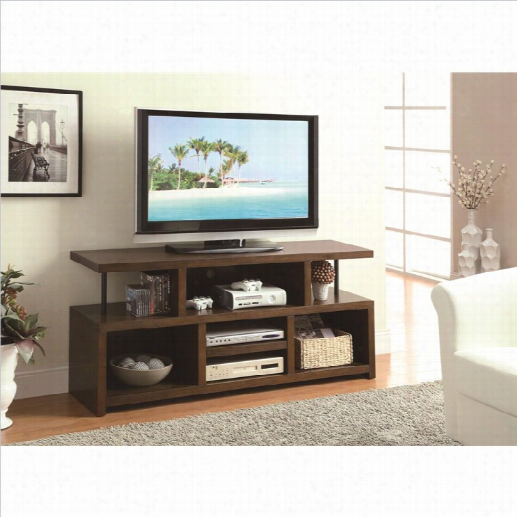 Coaster Casul Tv Console With Open Storage