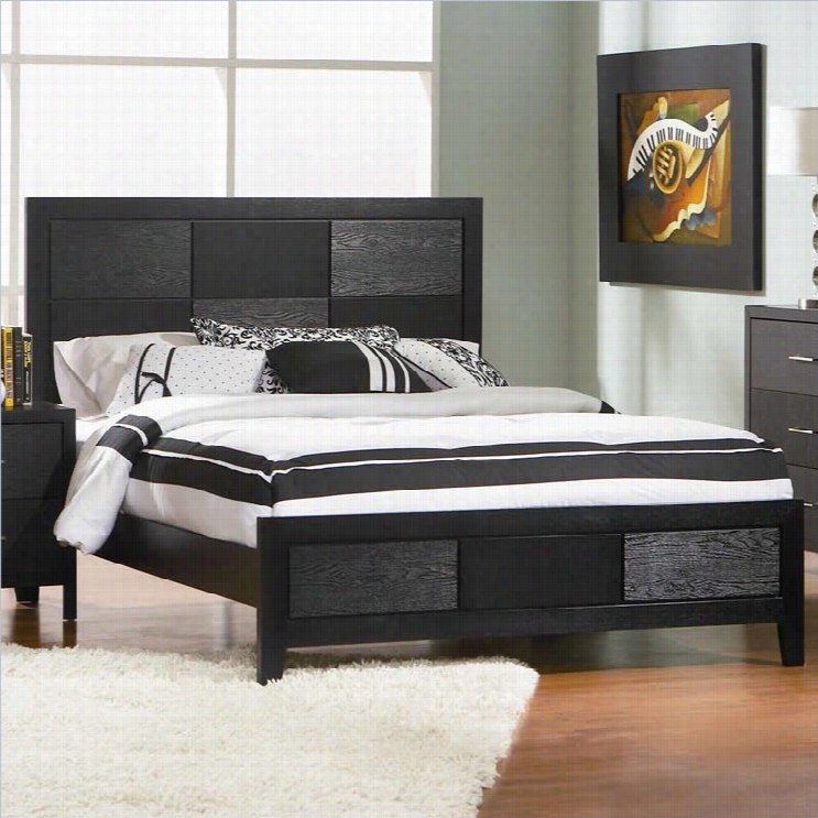 Coaster Grove Panel Bed In Black Finish-king