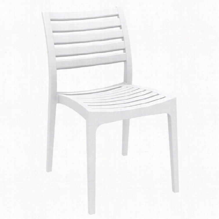 Compamia Ares Outdoor Dining Chair In White