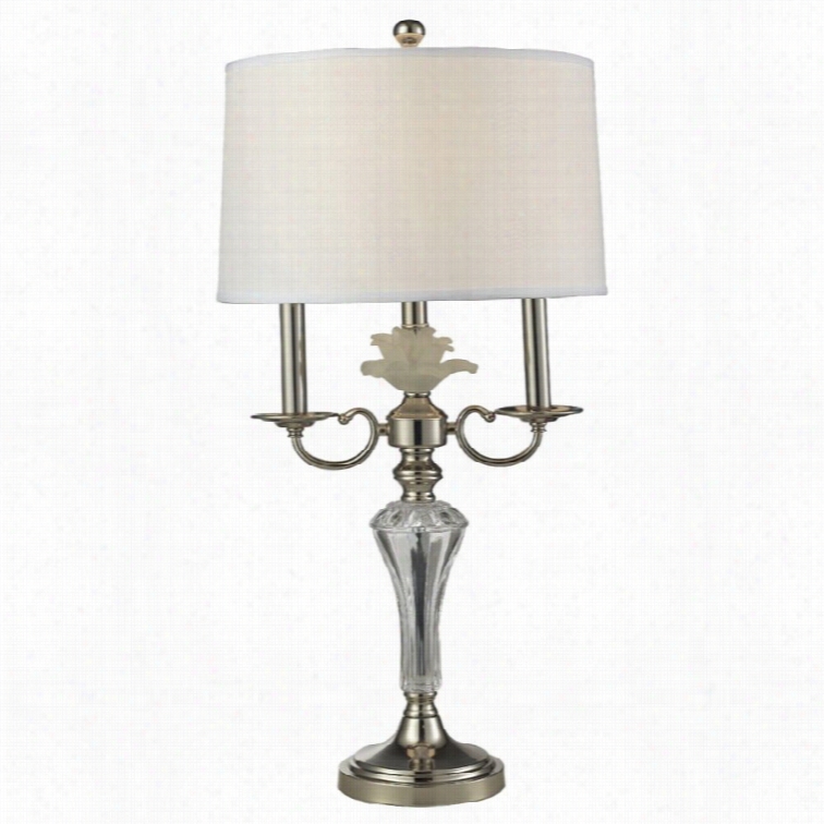 Dlae Tiffany Crystal Lake Table Lamp