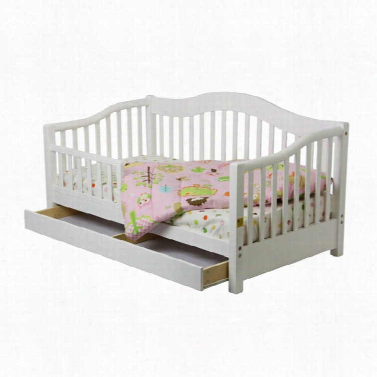 Dream On Me Toddler Day Bed In White