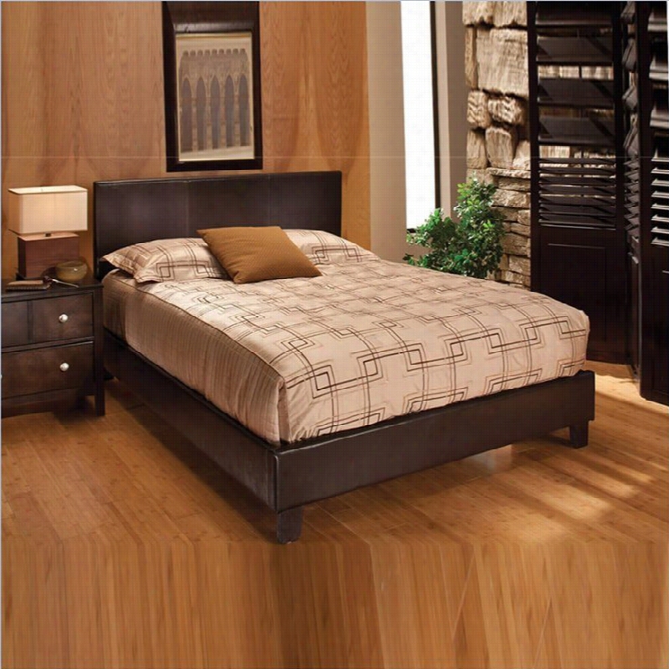 Hillsdale Harbortown Bed I Brown Vinyl-queen