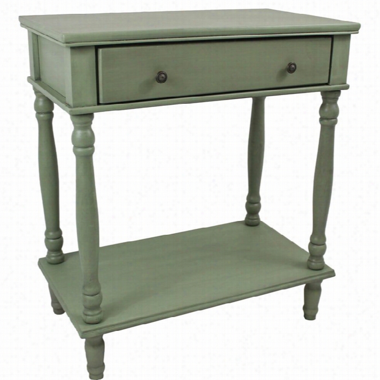 Interntaional Caravan Ashbury Conso Le Table In Antique Sage