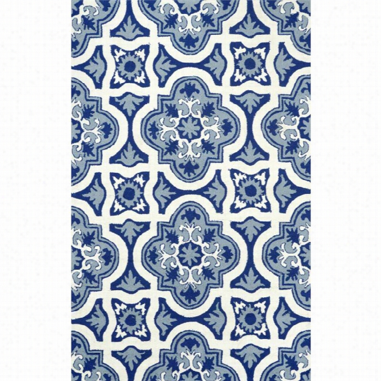 Nuloom 8' X 10' Hand Hooked Alexandria Area Rug In Light Azure