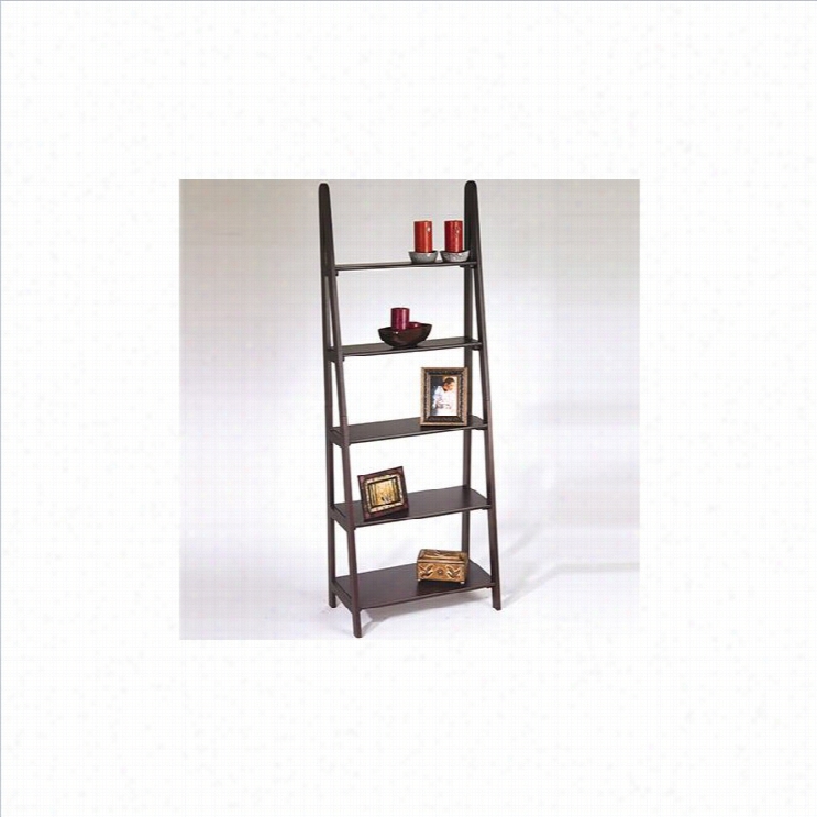Office St Ar Ladder Bookcase In Espresso