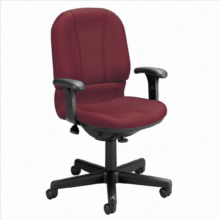 Ofm Exec Task Office Chair  In Wine