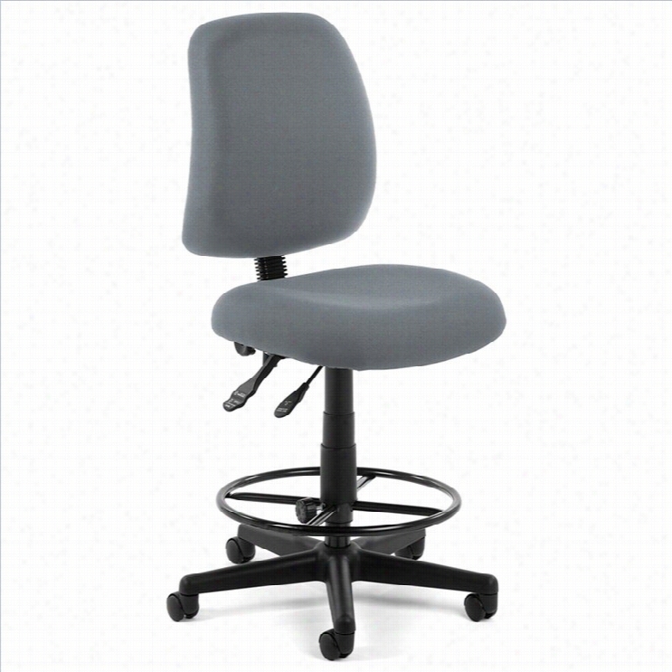 Ofm Posture Task Drrafting Chair With Drafting Kit In Hoary