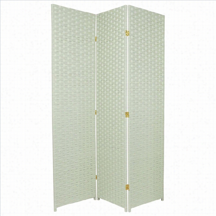 Oriental Furniture 6 ' High  Room Divider In Sragrass