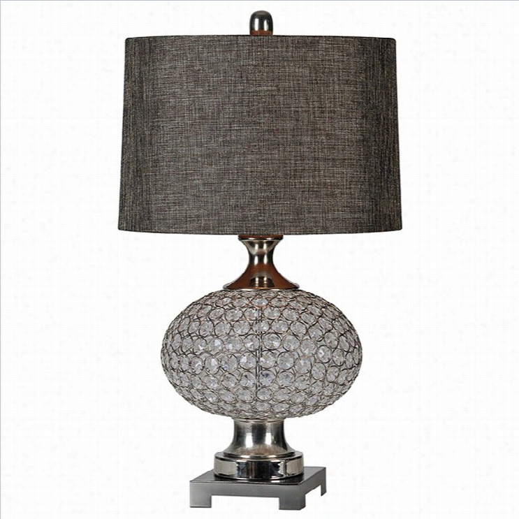 Renwil Delancey Table Lamp In Silver Plating