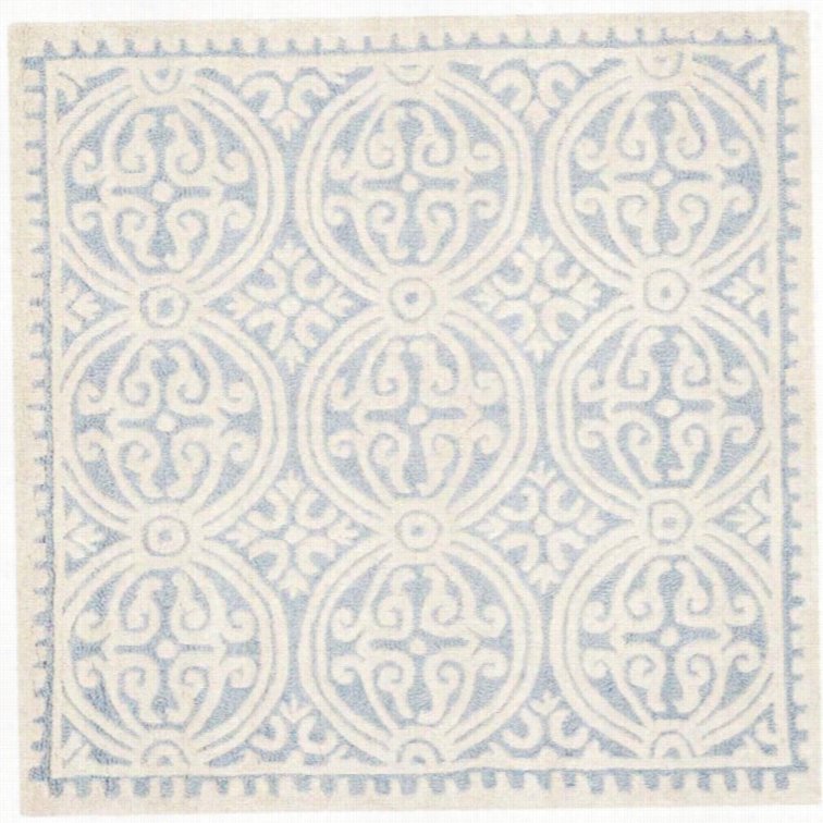 Safavieh Cambridge Light Blue Transitional R Ug - Square 4'