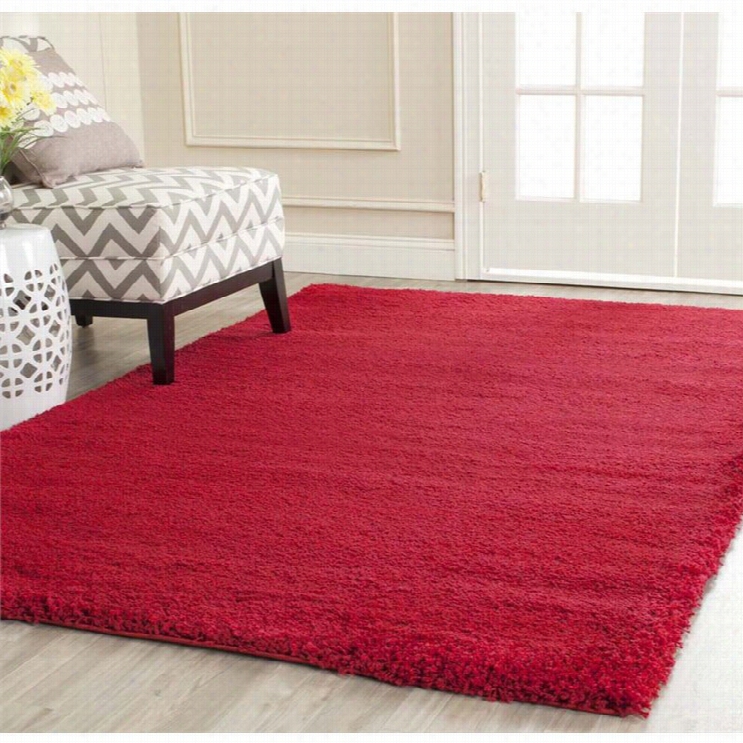 Safavieh Milan Shag Red Shag Rug - 8' X 10'