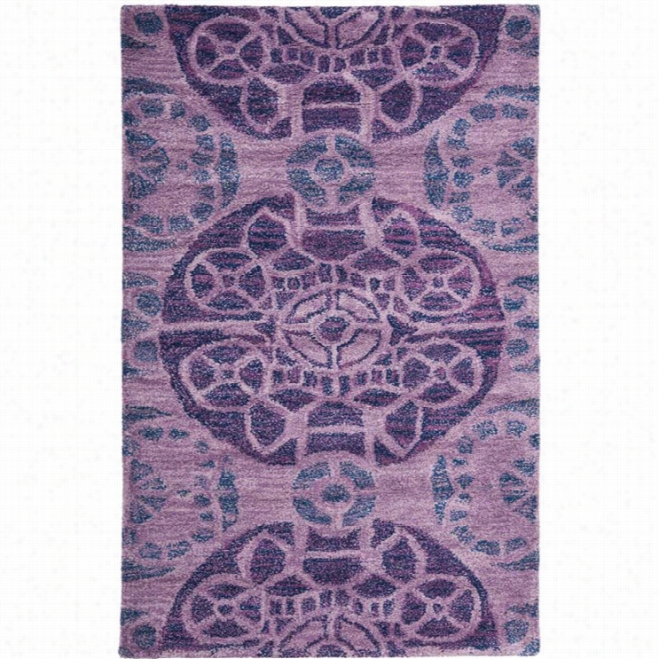 Safavieh Wyndham Purple Contemporary Rug - 3' X 5'