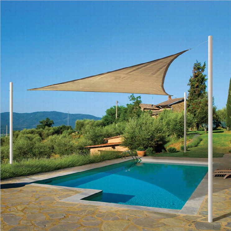 Shelterlogix Shadelogic 16' Heavy Weight Triangle Sun Shade Saili N Sand