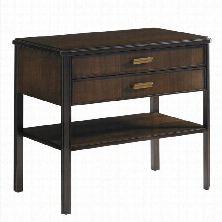 Stanley Furniture Crestaire So Uthridgd  Bedside Table In  Porter
