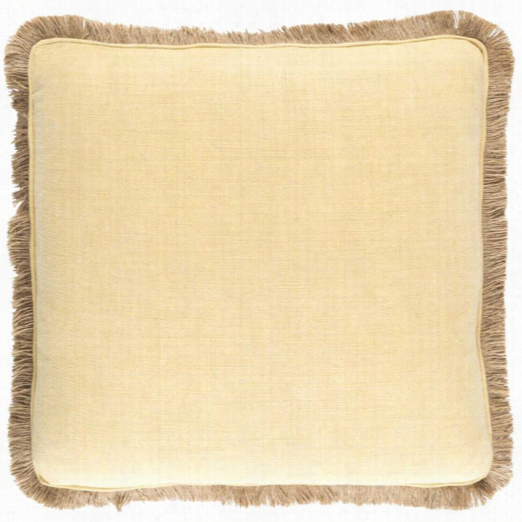 Surya Ellery Down Ill 18 Square Pillow In Ellow