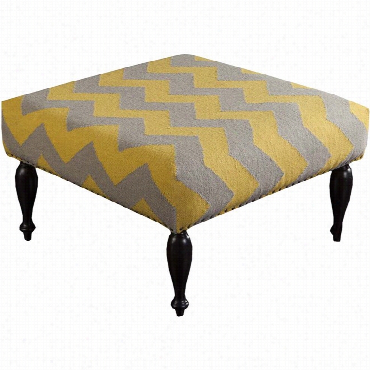 Surya Wool Regulate Nailhead Troman In Yellow And Olive