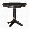 American Drew Camden Black Round Counter Height Pedestal Table