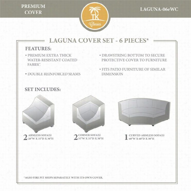 Tkc Laguna 6 Piecd Winter Cover Set In Beige