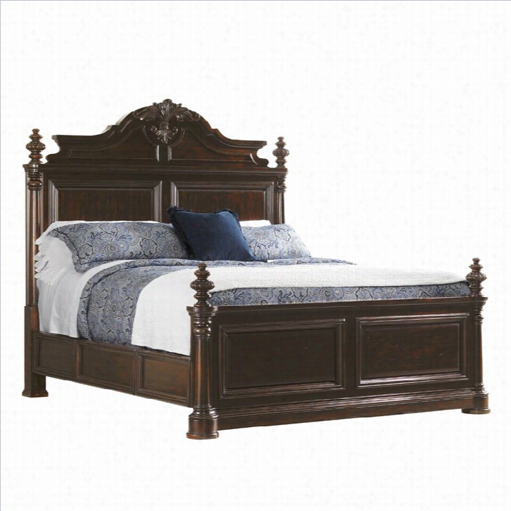 Tommy Bahama Island Traditions Amherst Carved Bed-queen