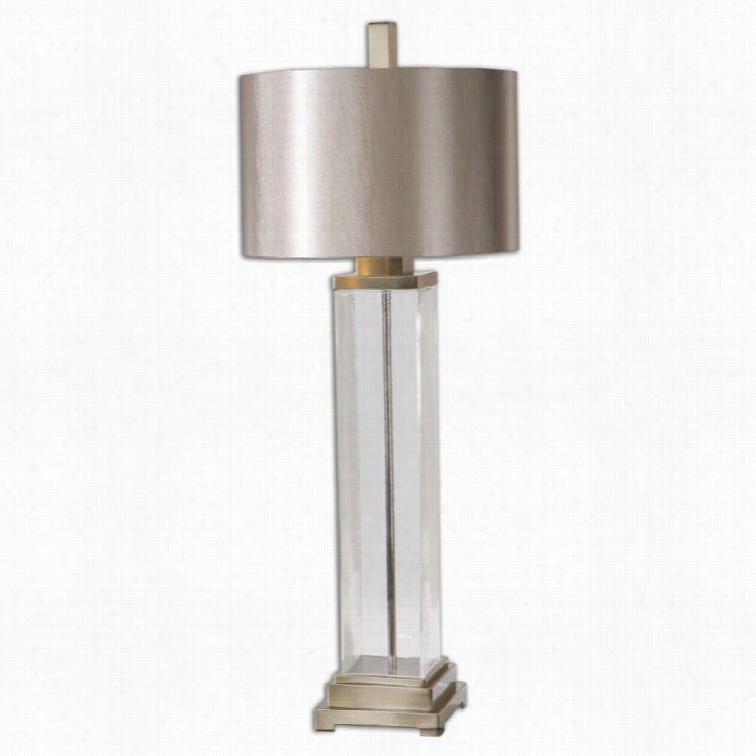 Uttermost Drustan Clar Gass Table Lamp