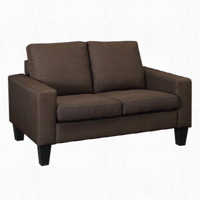 Coaster  Bachman Fabric Loveseat In Chocolae