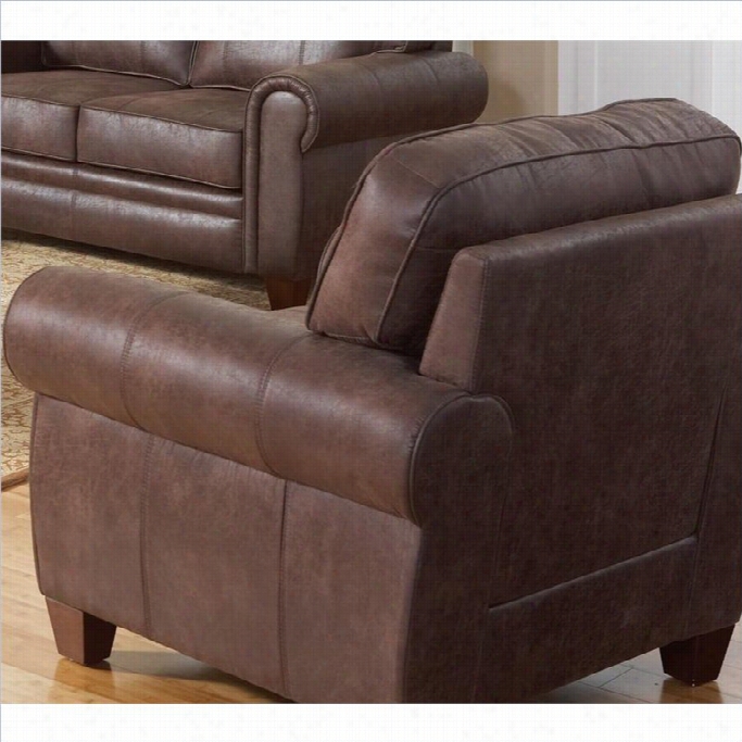 Coaster  Bently Microfiber Clb Chair In Brown