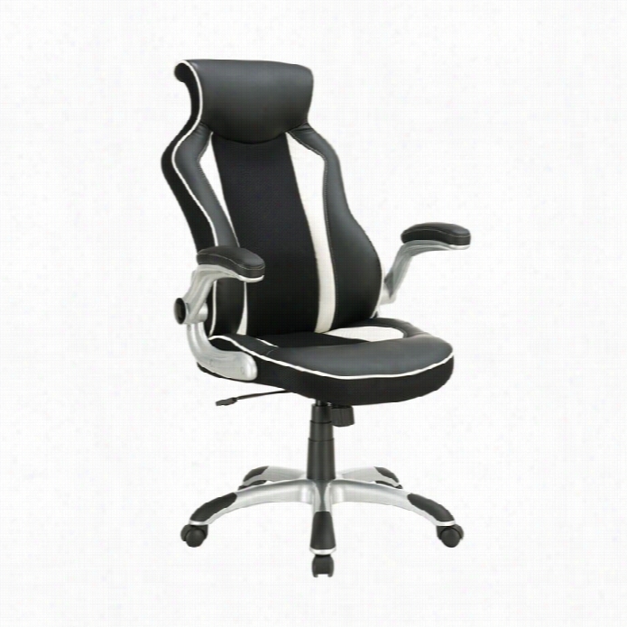 Coaster Office Chair In Black And White
