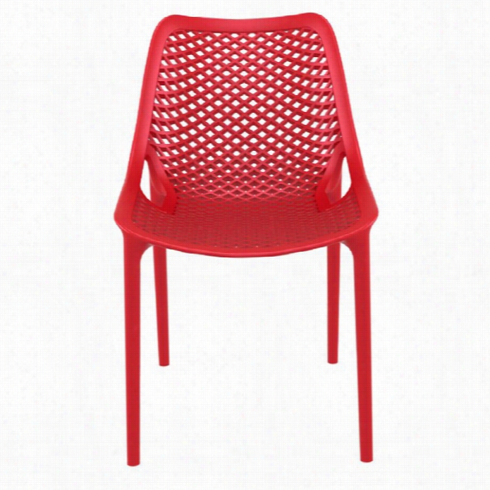 Co Mpamia Air Outdoor Dining Chair N Red