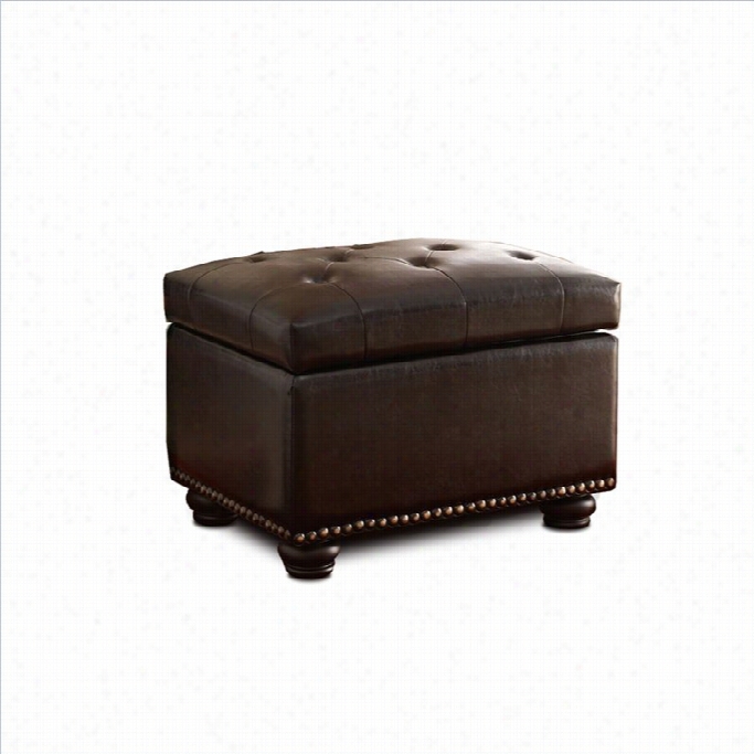 Convenience Conceptss Desifns4ease 5th Avenue Storage Oottoman - Espresso