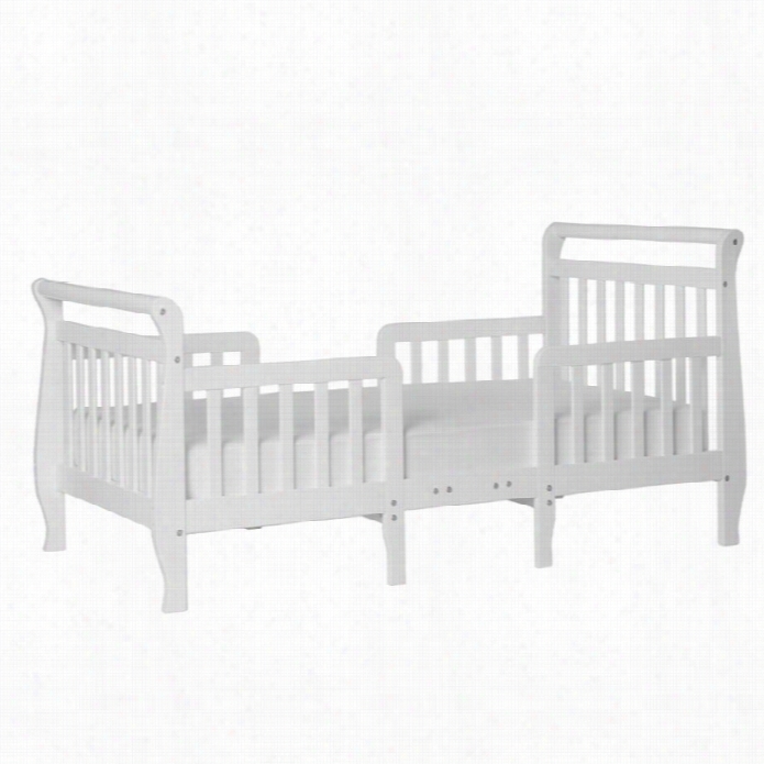 Dream On Me Emma 3 In 1 Convertible Toddler Bed In White