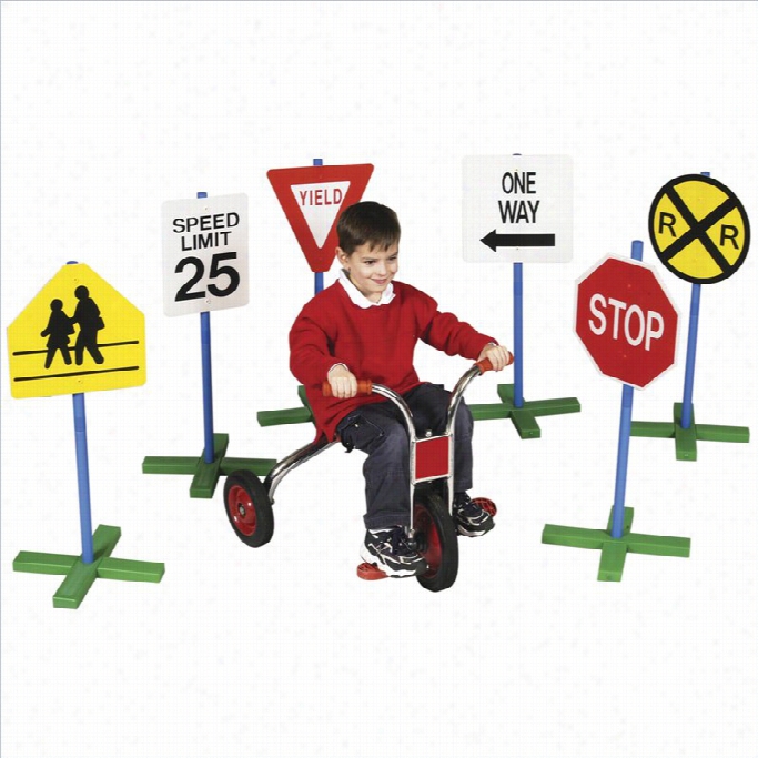 Guidecraft Drivetime Signs - Set Of 6