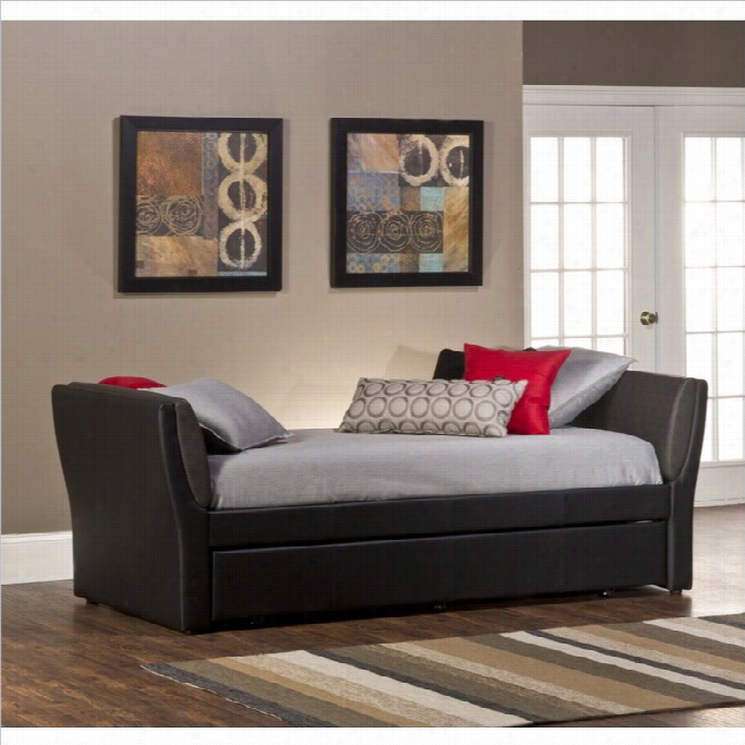 Hillsdale Natalie Daybed With Trundl In Black