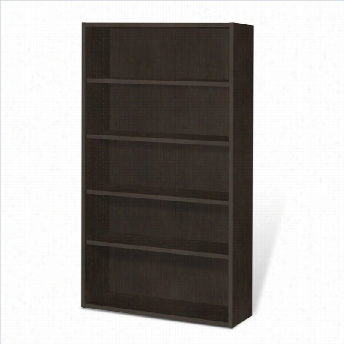 Jesper Office 2000 Colle Ction 40 Bookcase In Espresso W 4 Shelves