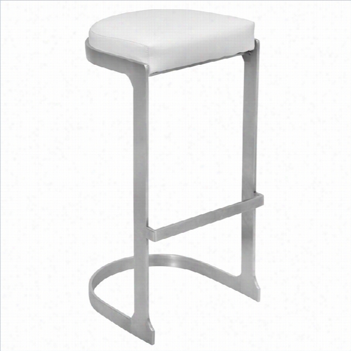 Lumisourcedemi 31.5 Bar Stool In White