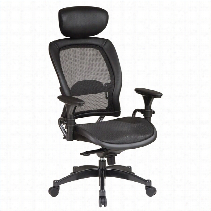 Office Star Space Collection: Matrex Back And Sat Ergonomic Office Chair With Eadrest