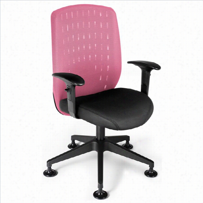 Ofm Vision Executive Guest Chair In P Ink