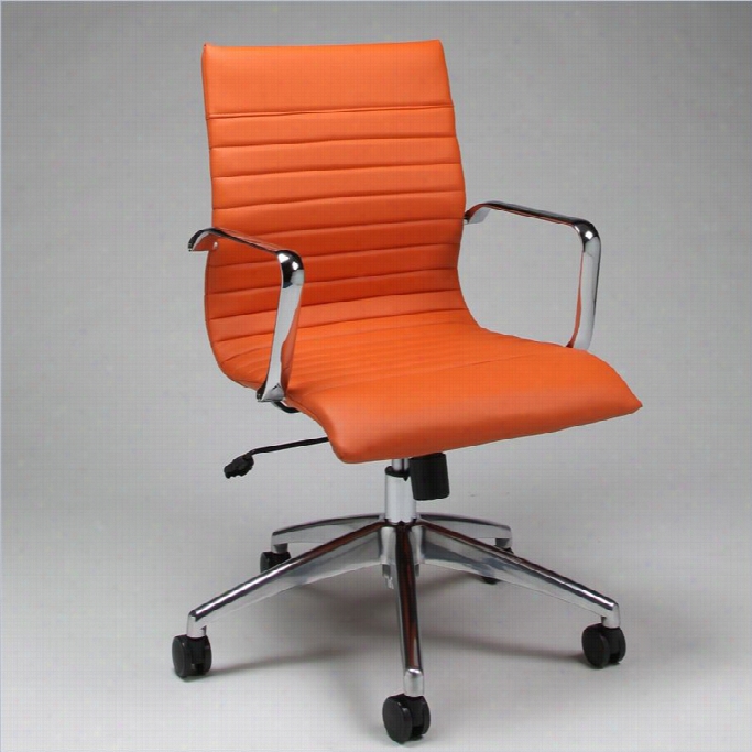 Pastel Furniture Janette Office Chair In Orange