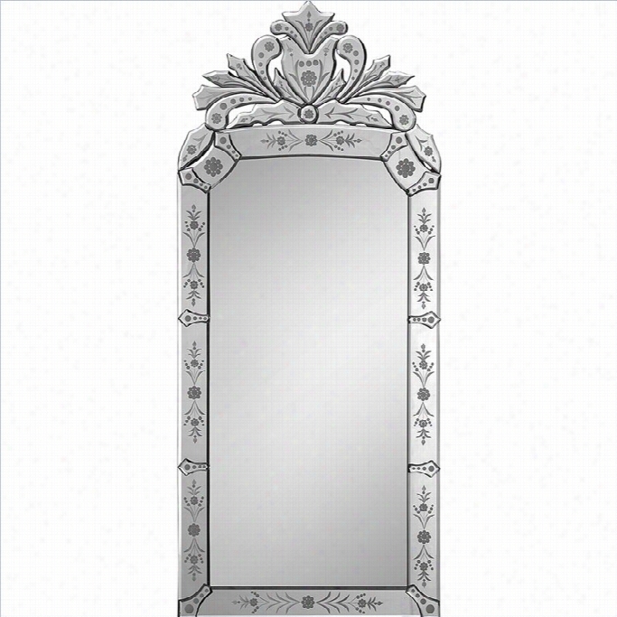 Renwil Aeera Mirror With Etchedp Attern Frame