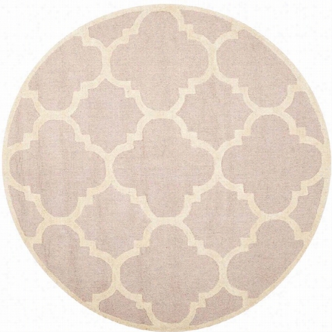 Safavieh Cambridge Light Pink Transitional Rug - Round 6'