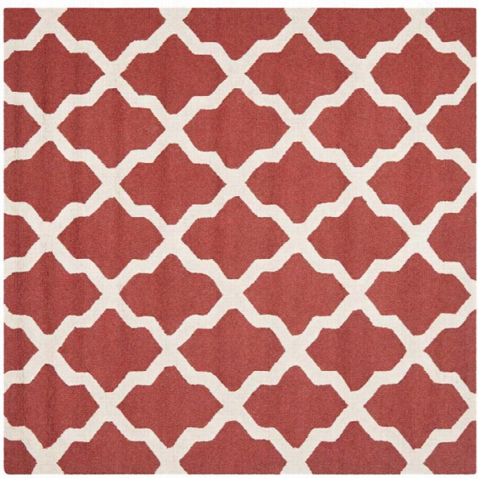 Safavieh Cambridbe Rust Transitional Rug - Square 6'