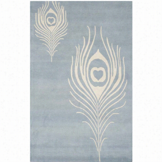 Safavieh Soho Ligt Blue Contemporary Rug - 5' X 8'