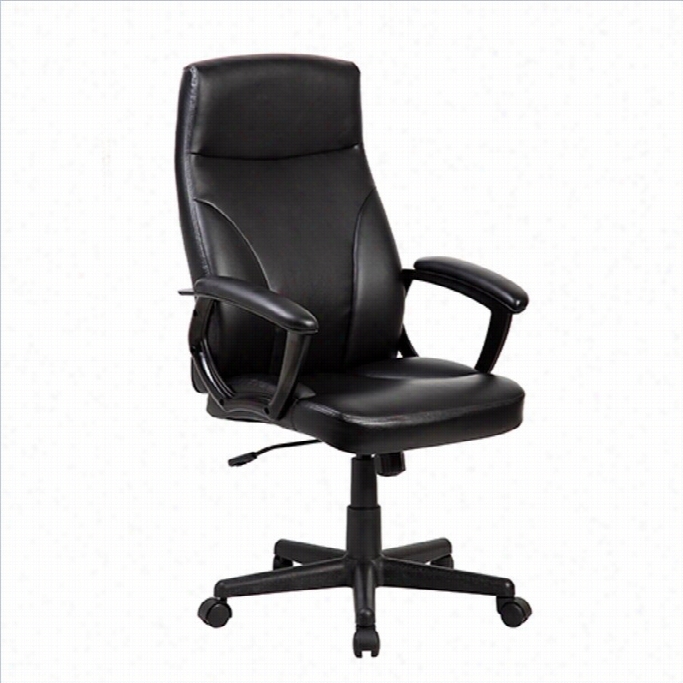 Techni Mobili Medium Back Manager Offiice Chair Tavern Bllack