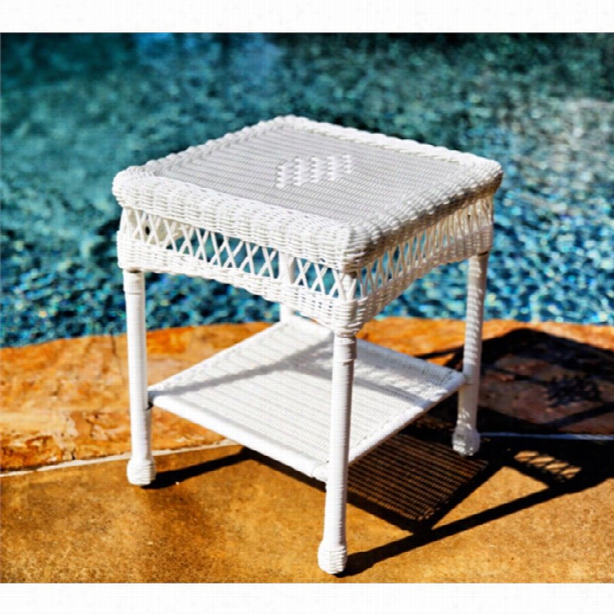 Tortuga Portside Patio End Tale In White