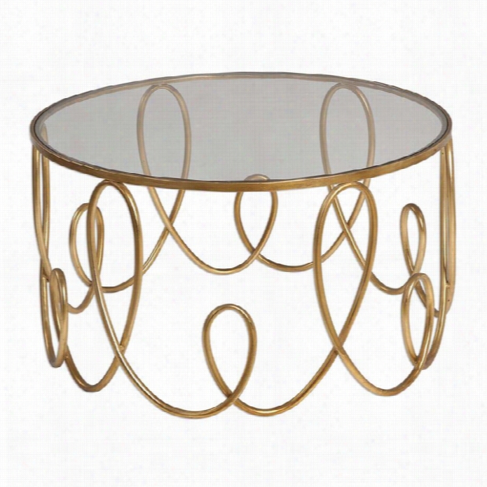 Uttermost Brielle Gold Coffee Table