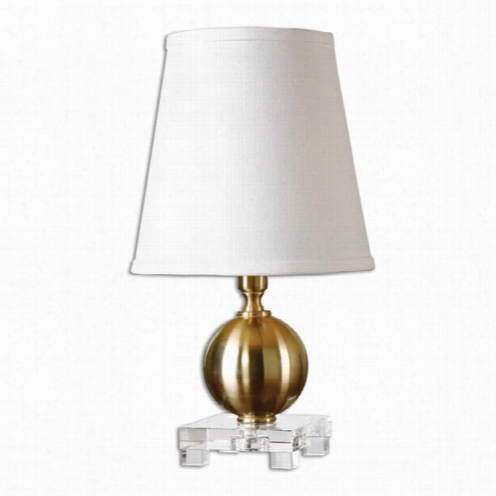 Uttermost Laton Mini Brushed Brass Tabl Elamp