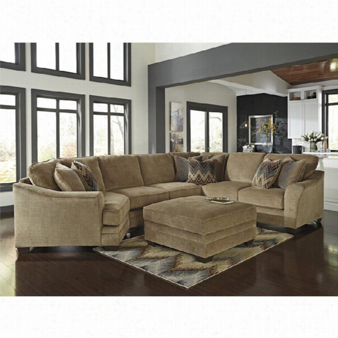 Ashley Lonsdle 2 Piece Left Cuddler Loveseat Sectional Set I Nbarley