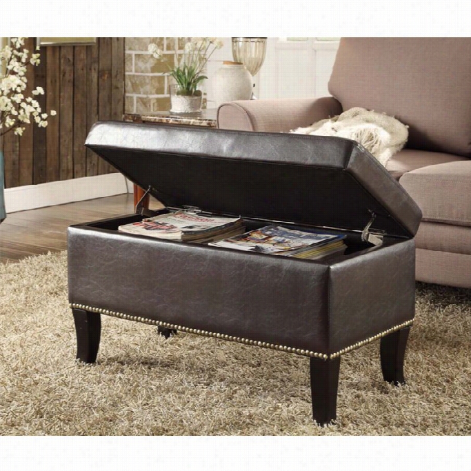 Coonvenience Concepts Designs4comfort Winslow Ottoman In Espresso