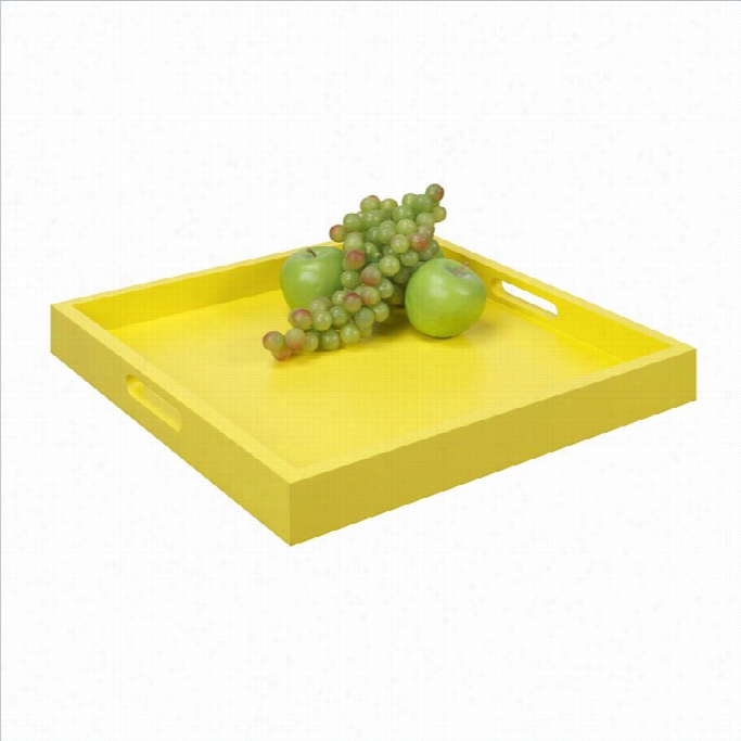 Convenience Concepts Palm Beach Tray - Yellow