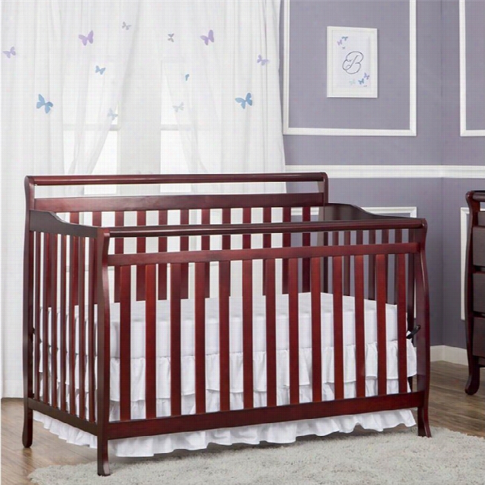 Think On Me Liberty 5-in-1 Convertible Crib In Cherry